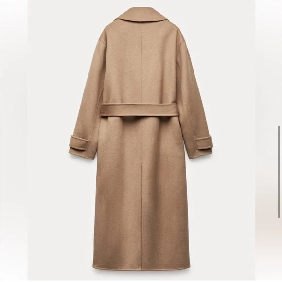 ZARA DOUBLE FACED WOOL BLEND COAT ZW COLLECTION NWT